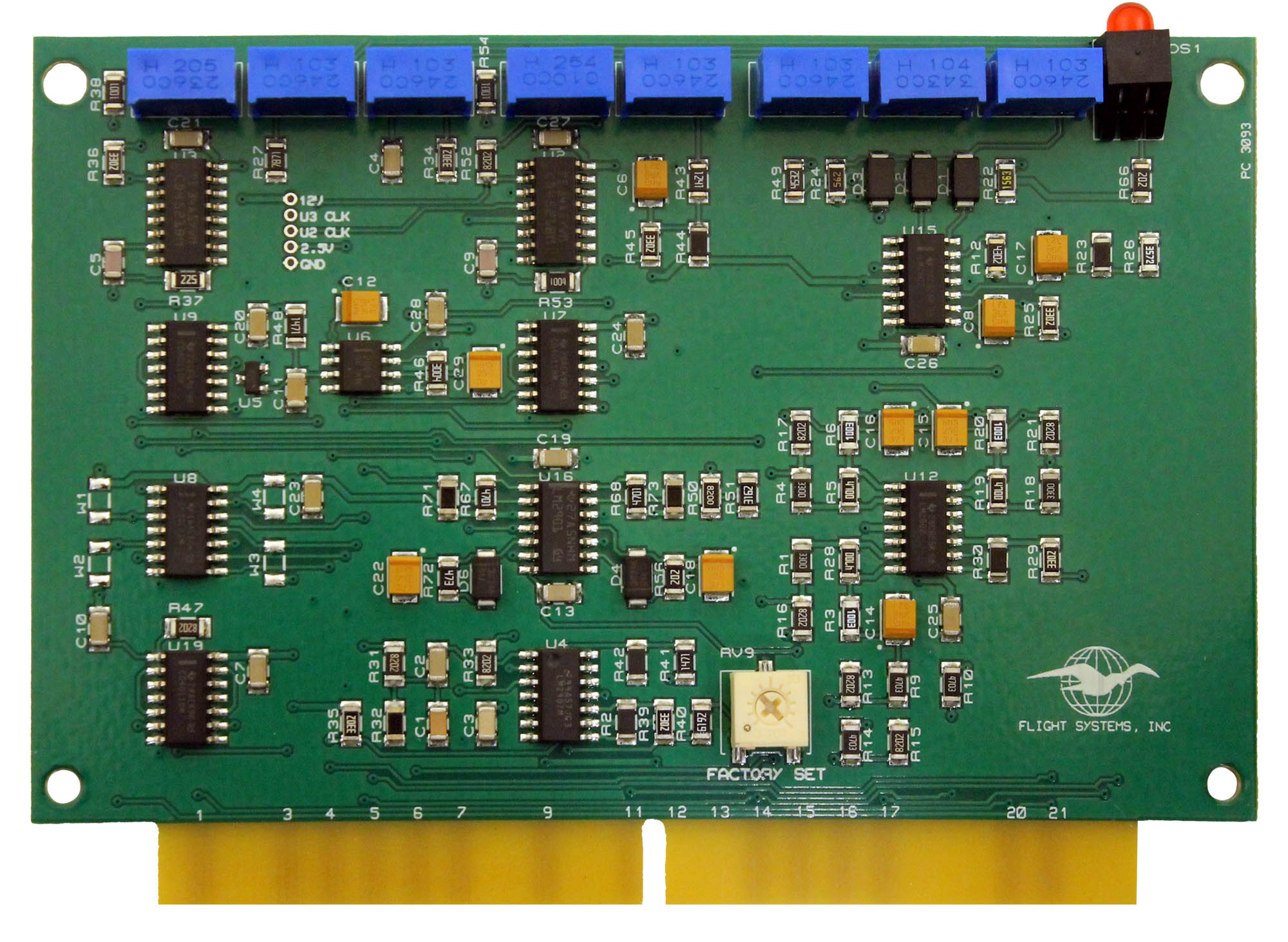 Flight Systems: 56-3093-00: Replacement OT III Overvoltage Card 300-3093